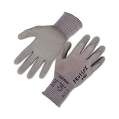 ProFlex 7024 ANSI A2 PU Coated CR Gloves, Gray, Large, Pair, Ships in 1-3 Business Days