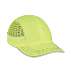 Skullerz 8950 Bump Cap Hat, Long Brim, Lime, Ships in 1-3 Business Days