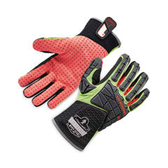 ProFlex  925CR6 Performance Dorsal Impact-Reducing Cut Resistance Glove, Black/Lime, Medium, Pair, Ships in 1-3 Business Days