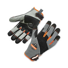 ProFlex 710 Heavy-Duty Mechanics Gloves, Gray, 2X-Large, Pair, Ships in 1-3 Business Days