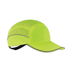 Skullerz 8955 Lightweight Bump Cap Hat, Long Brim, Lime, Ships in 1-3 Business Days