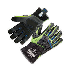 ProFlex 925WP Performance Dorsal Impact-Reducing Thermal Waterproof Gloves, Black/Lime, XL, Pair, Ships in 1-3 Business Days