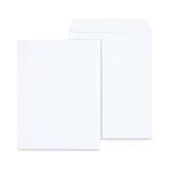 Peel Seal Strip Catalog Envelope, #13 1/2, Square Flap, Self-Adhesive Closure, 10 x 13, White, 100/Box