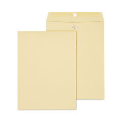 Kraft Clasp Envelope, #10 1/2, Square Flap, Clasp/Gummed Closure, 9 x 12, Brown Kraft, 100/Box