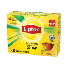 Tea Bags, Decaffeinated, 72/Box