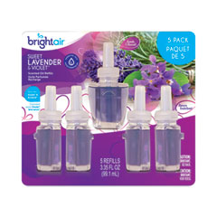 Electric Scented Oil Air Freshener Refill, Sweet Lavender and Violet, 0.67 oz Bottle, 5/Pack, 6 Pack/Carton
