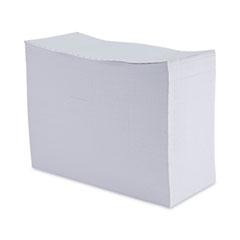 Continuous-Feed Index Cards, Unruled, 3 x 5, White, 4,000/Carton