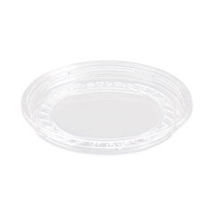 Bare Eco-Forward RPET Deli Container Lids, ProPlanet Seal, Recessed Lid, Fits 8 oz, Clear, Plastic, 50/Pack, 10 Packs/Carton