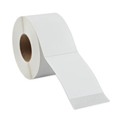 Thermal Transfer Blank Shipping Labels, Label Printers, 4 x 6, White, 1,000/Roll, 4 Rolls/Carton