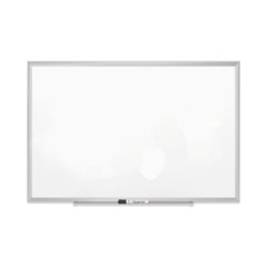 Classic Series Porcelain Magnetic Dry Erase Board, 36 x 24, White Surface, Silver Aluminum Frame