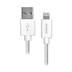 Lightning to USB Cable, 10 ft, White