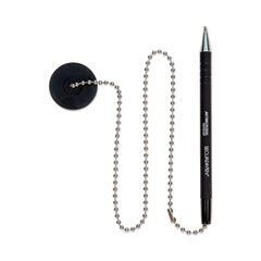 Antimicrobial Ballpoint Counter Pen, Medium, 1 mm, Black Ink, Black