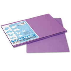 Tru-Ray Construction Paper, 76 lb Text Weight, 12 x 18, Violet, 50/Pack