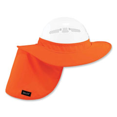 Chill-Its 6660 Hard Hat Brim + Neck Shade, 19.5 x 9.75, Orange, Ships in 1-3 Business Days