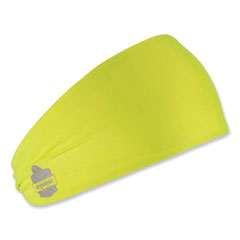 Chill-Its 6634 Performance Knit Cooling Headband, Polyester/Spandex, One Size Fits Most, Lime, Ships in 1-3 Business Days