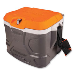 Chill-Its 5170 17-Quart Industrial Hard Sided Cooler, Orange/Gray, 30/Pallet, Ships in 1-3 Business Days