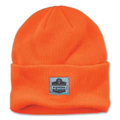 N-Ferno 6806 Cuffed Rib Knit Winter Hat, One Size Fits Most, Orange, Ships in 1-3 Business Days