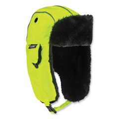 N-Ferno 6802 Classic Trapper Hat, Small/Medium, Lime, Ships in 1-3 Business Days