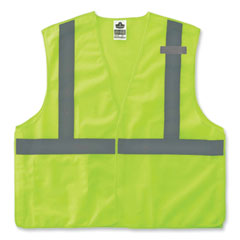 GloWear 8215BA Class 2 Economy Breakaway Mesh Vest, Polyester, X-Small, Lime, Ships in 1-3 Business Days