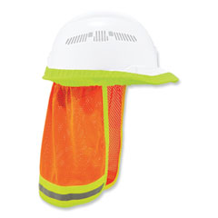 GloWear 8005 Hi-Vis Hard Hat Neck Shade, 20 x 12.5, Orange, Ships in 1-3 Business Days