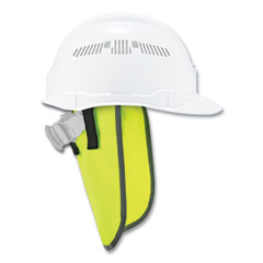 GloWear 8006 Hi-Vis Hard Hat Neck Shade, 12.25 x 10.5, Lime, Ships in 1-3 Business Days