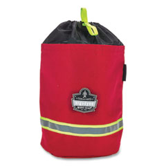 Arsenal 5080L Fleece-Lined SCBA Mask Bag with Drawstring Closure, 8.5 x 8.5 x 14, Red, Ships in 1-3 Business Days