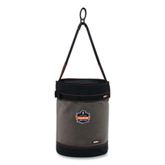 Arsenal 5960T Canvas Hoist Bucket and Top with D-Rings, 12.5 x 12.5 x 17, Gray, Ships in 1-3 Business Days