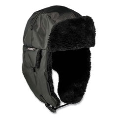 N-Ferno 6802ZI Zipper Trapper Hat + Universal Bump Cap, L/XL, Black, Ships in 1-3 Business Days