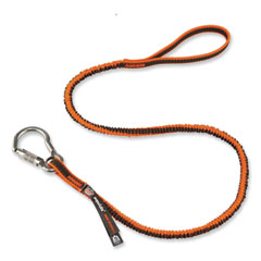 Squids 3101F(x) Tool Lanyard w/Stainless-Steel Carabiner + Loop, 15 lb Max Work Cap, 38" to 48", Ships in 1-3 Business Days