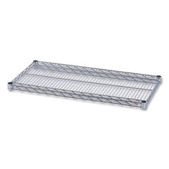 Industrial Wire Shelving Extra Wire Shelves, 36w x 18d, Silver, 2 Shelves/Carton