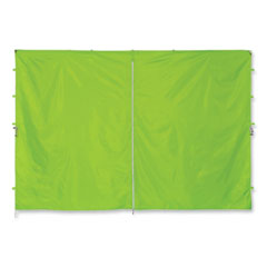 Shax 6096 Pop-Up Tent Sidewall with Zipper, Single Skin, 10 ft x 10 ft, Polyester, Lime, Ships in 1-3 Business Days