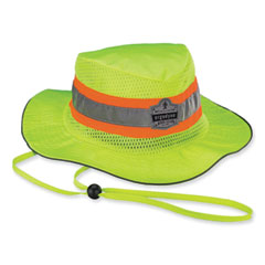 GloWear 8935 Hi-Vis Ranger Sun Hat, Polyester, Small/Medium, Lime, Ships in 1-3 Business Days