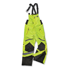 GloWear 8928 Class E Hi-Vis Insulated Bibs, X-Large, Lime, Ships in 1-3 Business Days