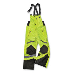 GloWear 8928 Class E Hi-Vis Insulated Bibs, 5X-Large, Lime, Ships in 1-3 Business Days