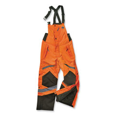 GloWear 8928 Class E Hi-Vis Insulated Bibs, X-Large, Orange, Ships in 1-3 Business Days