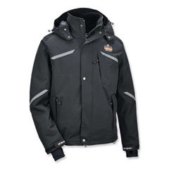 N-Ferno 6466 Thermal Jacket with 500D Nylon Shell, Medium, Black, Ships in 1-3 Business Days