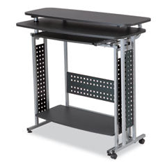 Scoot Shift Standing-Height Desk, 47.25" x 21.5" x 42.25", Black