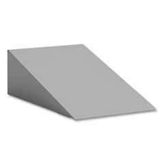 Single Sloped Metal Locker Hood Addition, 12w x 18d x 6h, Gray, Ships in 1-3 Business Days