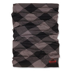 Chill-Its 6485 Multi-Band, Polyester, One Size Fits Most, Gray Buffalo Plaid, Ships in 1-3 Business Days