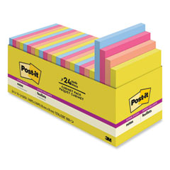 Note Pads in Summer Joy Collection Colors, 3" x 3", Summer Joy Collection Colors, 70 Sheets/Pad, 24 Pads/Pack