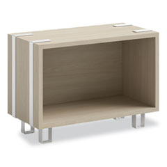 Ready Home Office Large Stackable Storage, 1-Shelf, 24w x 12d x 17.25h, Beige/White, Ships in 1-3 Business Days