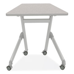 Learn Nesting Trapezoid Desk, 32.83" x 22.25" to 29.5", Gray, Ships in 1-3 Business Days