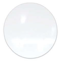 Coda Low Profile Circular Magnetic Glassboard, 36 Diameter, White Surface, Ships in 7-10 Business Days