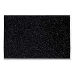 Satin Aluminum-Frame Recycled Rubber Bulletin Boards, 72.5 x 48.5, Confetti Surface, Ships in 7-10 Business Days