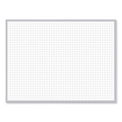 Non-Magnetic Whiteboard with Aluminum Frame, 36 x 23.81, White Surface, Satin Aluminum Frame, Ships in 7-10 Business Days