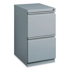 Full-Width Pull 20 Deep Mobile Pedestal File, File/File, Letter, Platinum, 15 x 19.88 x 27.75, Ships in 4-6 Business Days