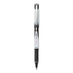 VBall Grip Liquid Ink Roller Ball Pen, Stick, Extra-Fine 0.5 mm, Black Ink, Black/White Barrel, Dozen