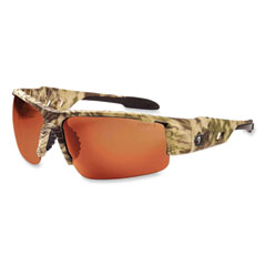 Skullerz Dagr Safety Glasses, Kryptek Highlander Nylon Impact Frame, Polrizd Copper Polycarb Lens, Ships in 1-3 Business Days