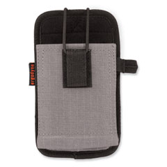 Squids 5542 Phone Style Scanner Holster w/Belt Loop, Large, 1 Comp, 3.75x1.25x 6.5, Polyester,Gray,Ships in 1-3 Business Days