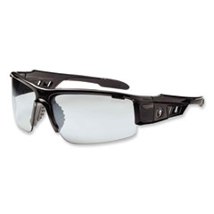 Skullerz Dagr Safety Glasses, Black Nylon Impact Frame, Indoor/Outdoor Polycarbonate Lens, Ships in 1-3 Business Days